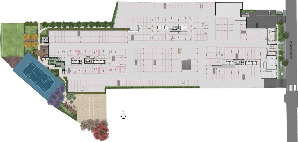 Implantação pavimento térreo